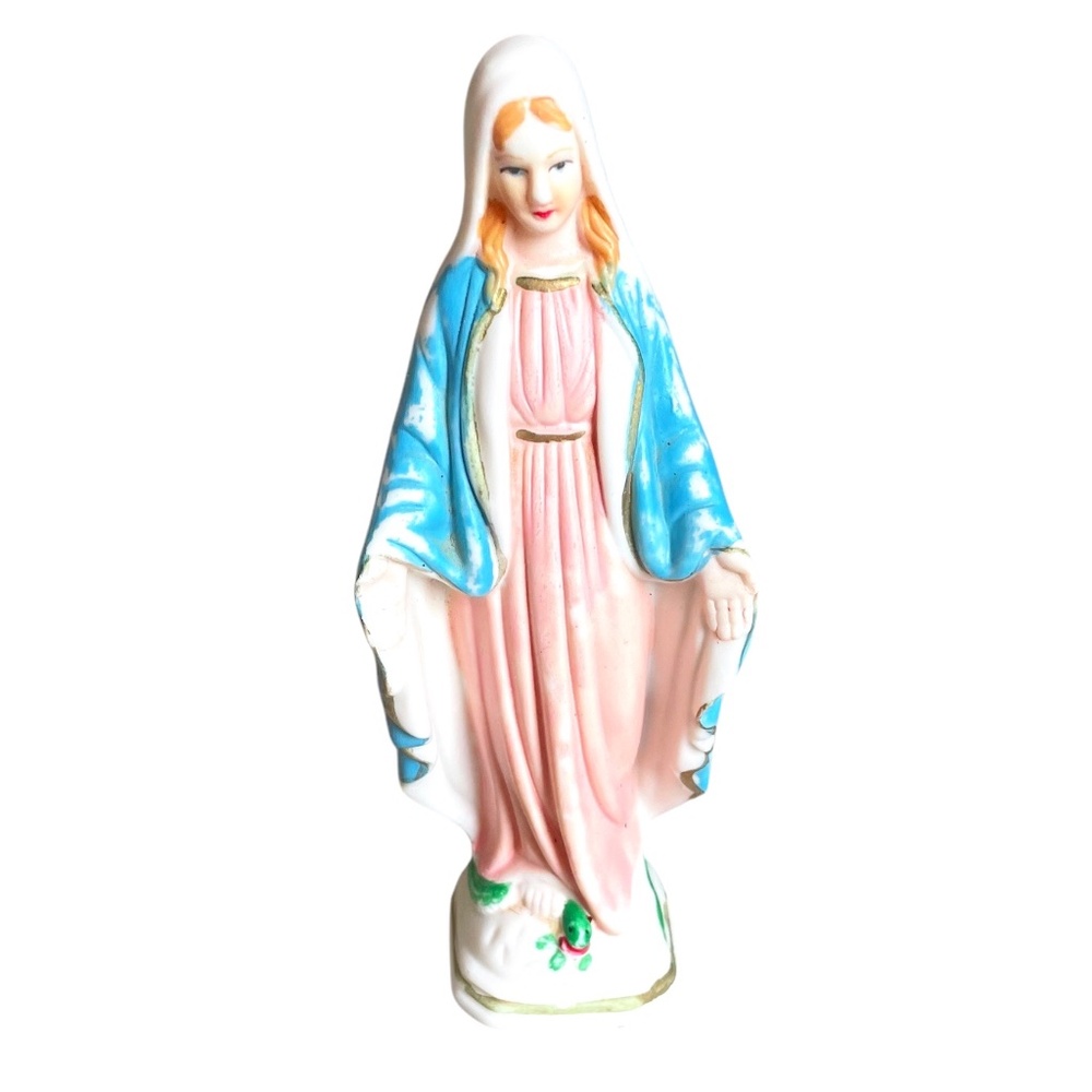 Ceramic Mary Statue Catholic Blessed‎ Mother Mary Figurine Statue for Holy Faith